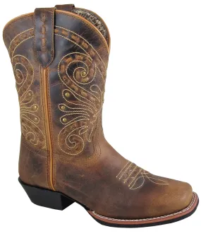 Smoky Mountain Womens Shelby Brown Leather Cowboy Boots 8W