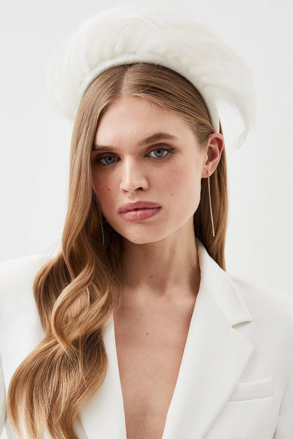 Statement Feather Headband | Karen Millen