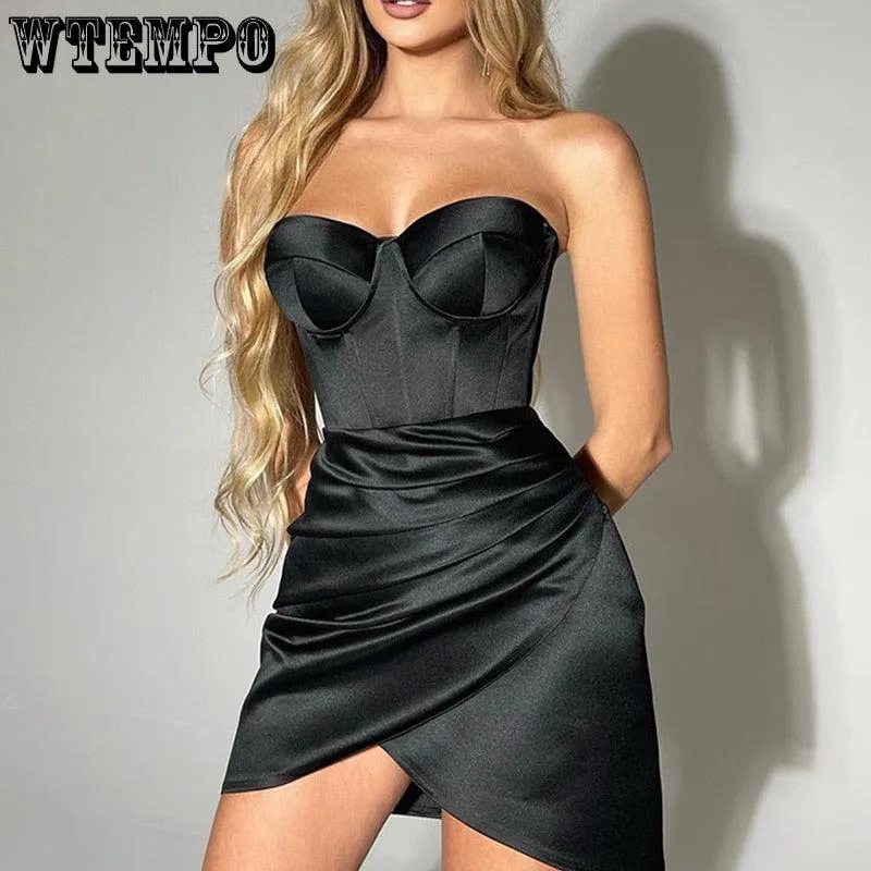 Strapless Off Shoulder Tube Party Sleeveless Bustier Top