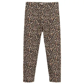 Teen Beige Leopard Leggings