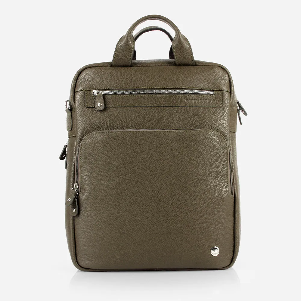 The Backpack Olive Drab Pebble