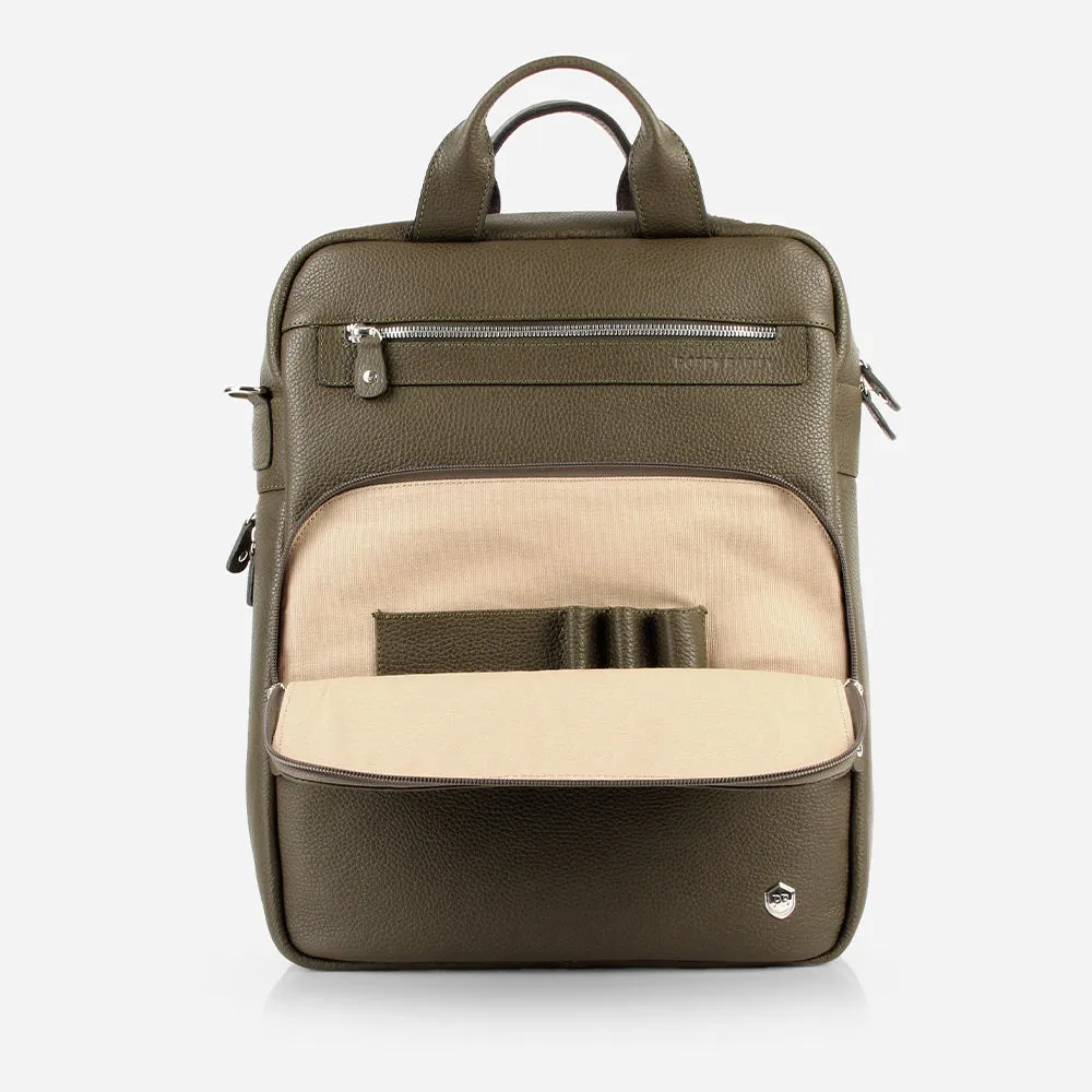 The Backpack Olive Drab Pebble