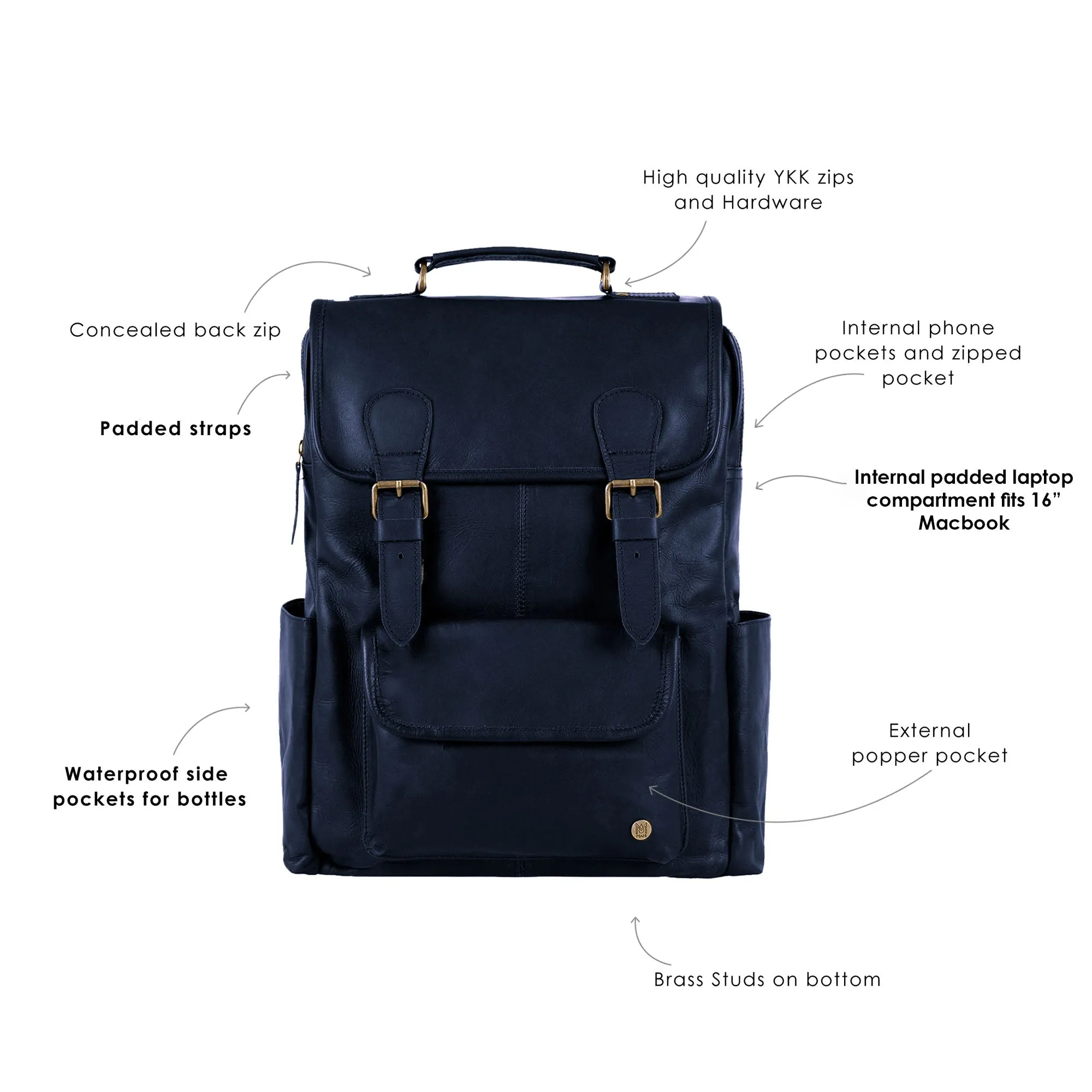 The City Backpack (Navy)