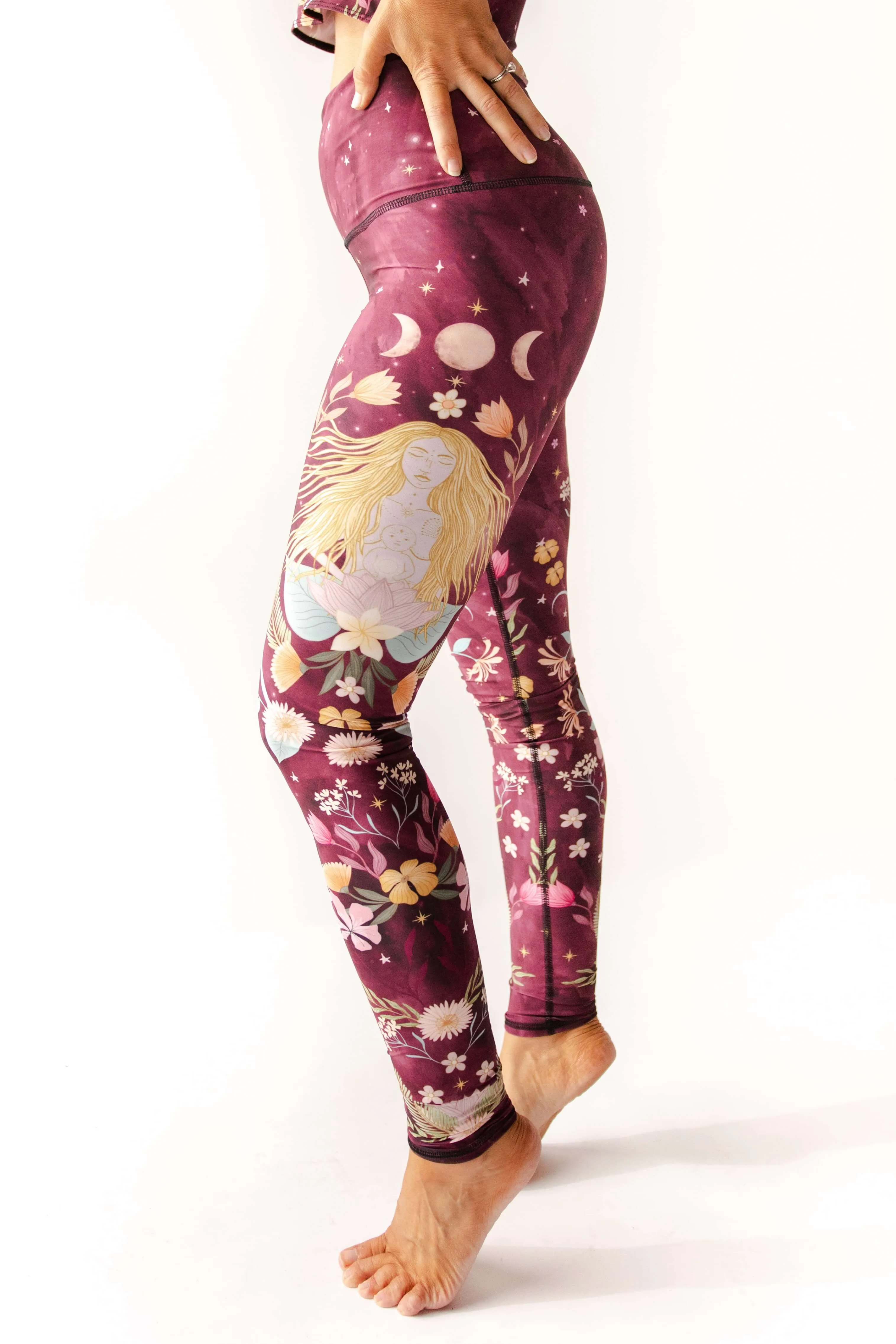 The Creator Printed Yoga Leggings