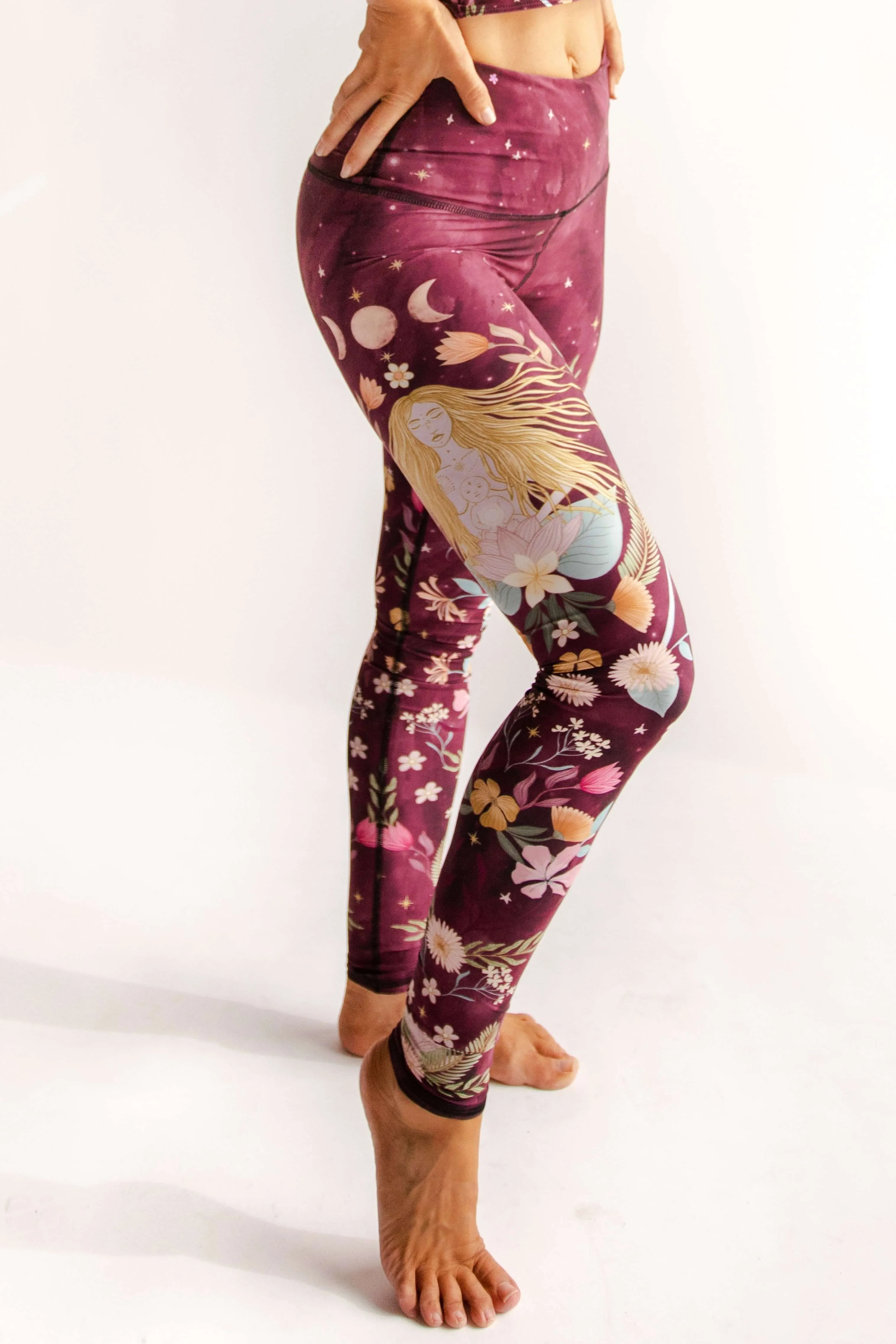 The Creator Printed Yoga Leggings