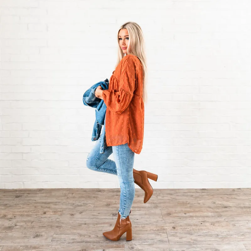 The Dottie Top: Rust