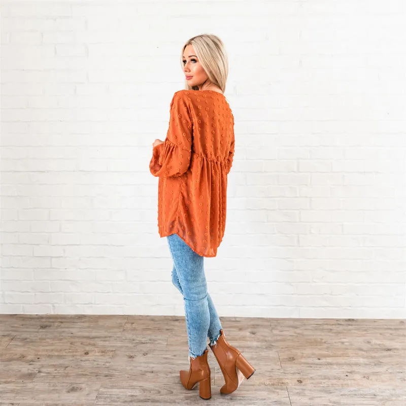 The Dottie Top: Rust