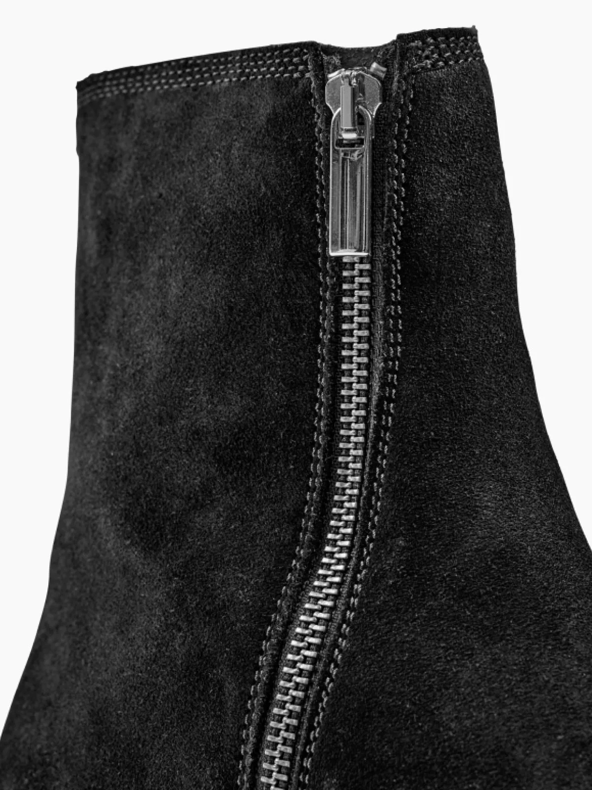 TOMBALI Suede Zip-up Ankle Boot