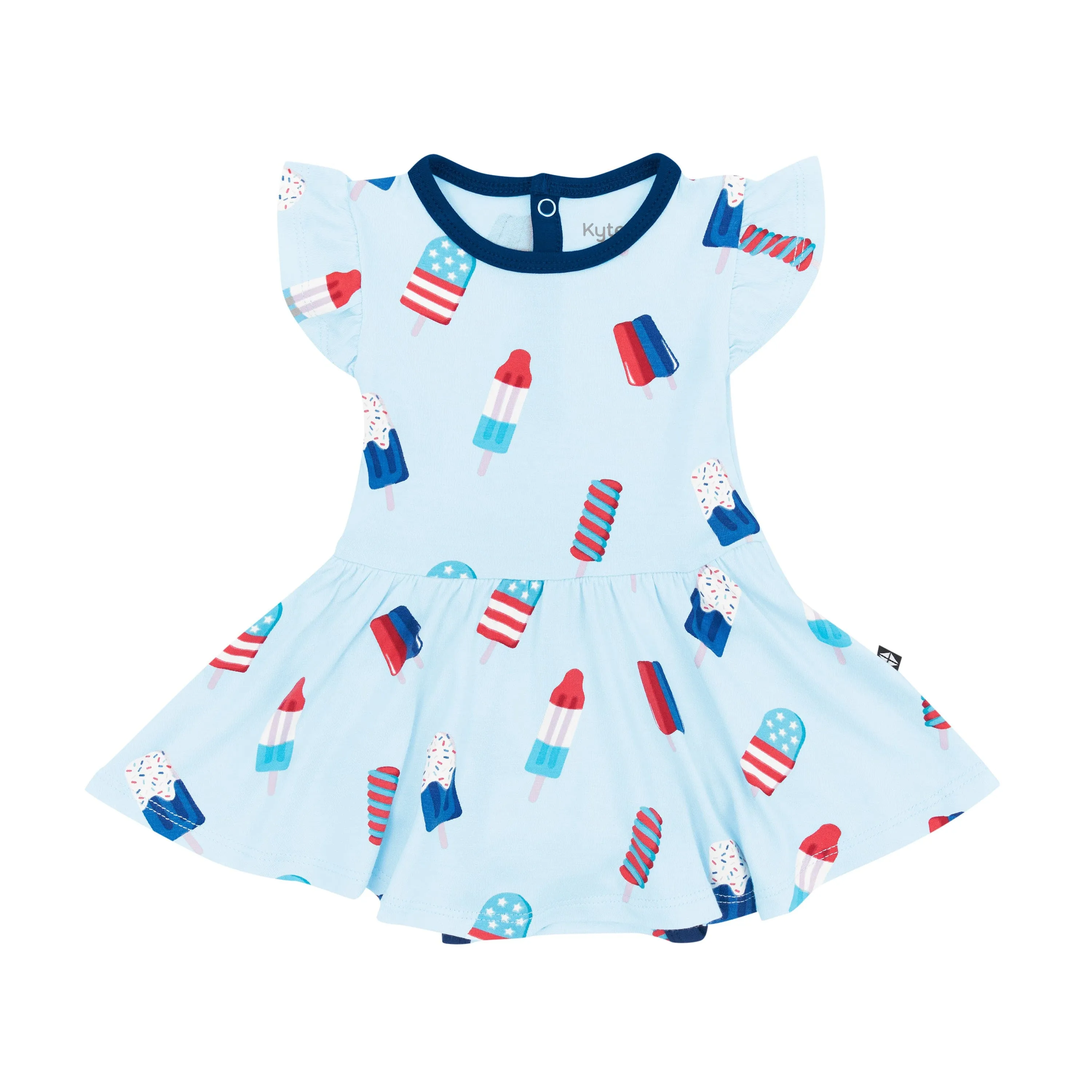 Twirl Bodysuit Dress in Popsicle