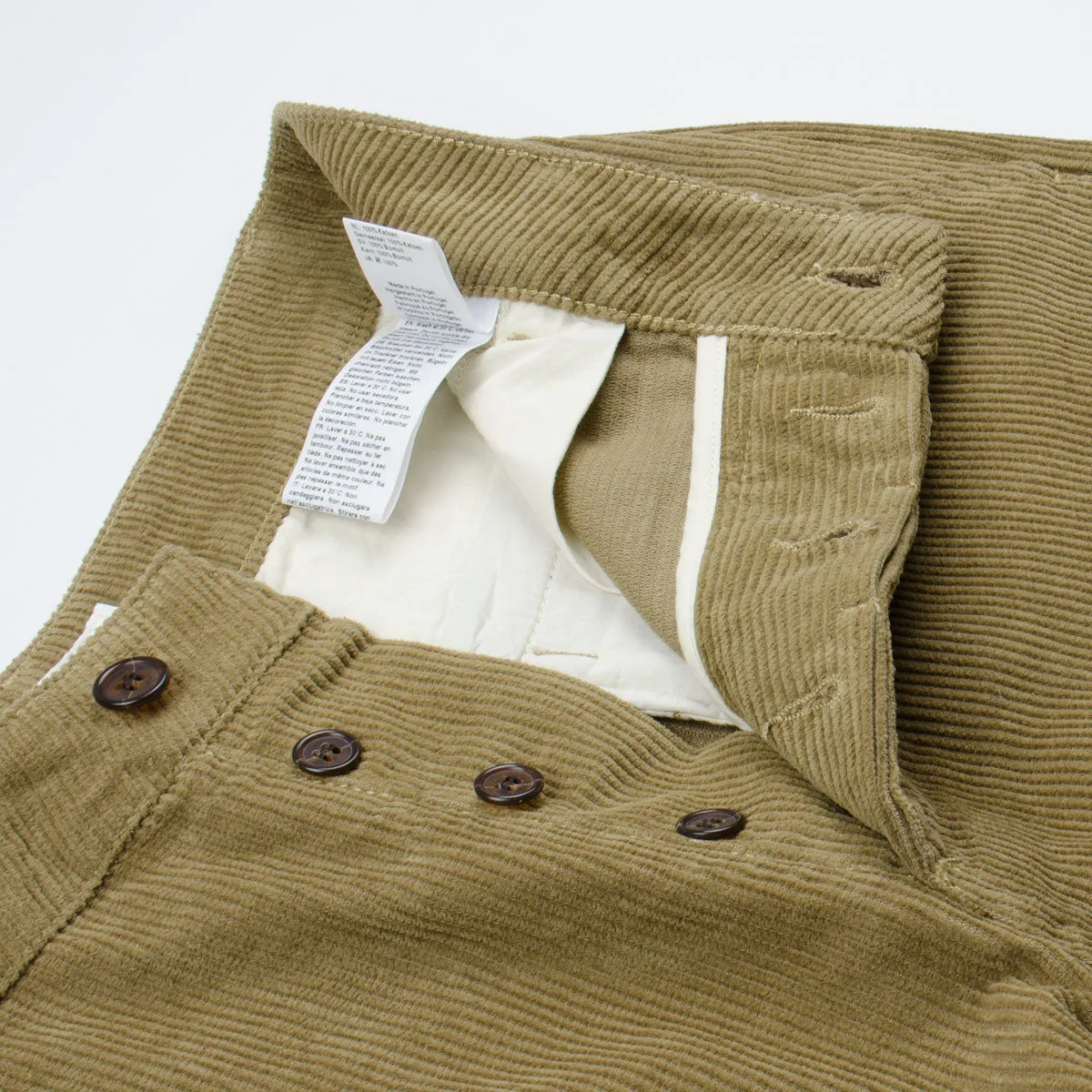 Universal Works - Military Chino Cord - Taupe