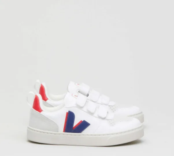 Veja Cobalt Red Velcro Sneaker