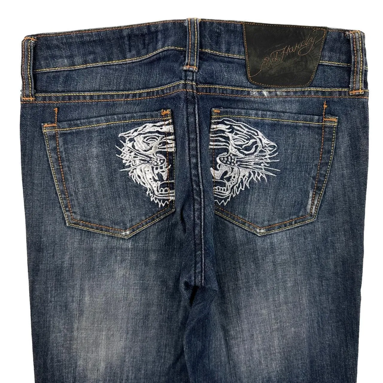 Vintage Ed Hardy Tiger Denim Jeans W27