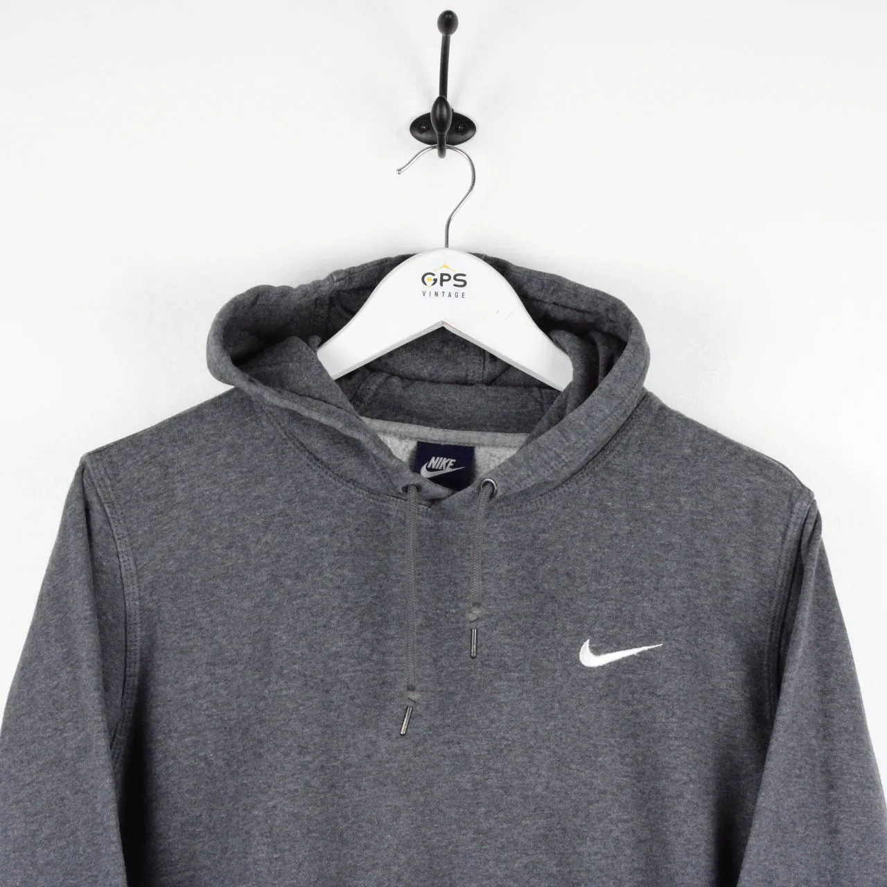 Vintage NIKE Hoodie Grey | Medium