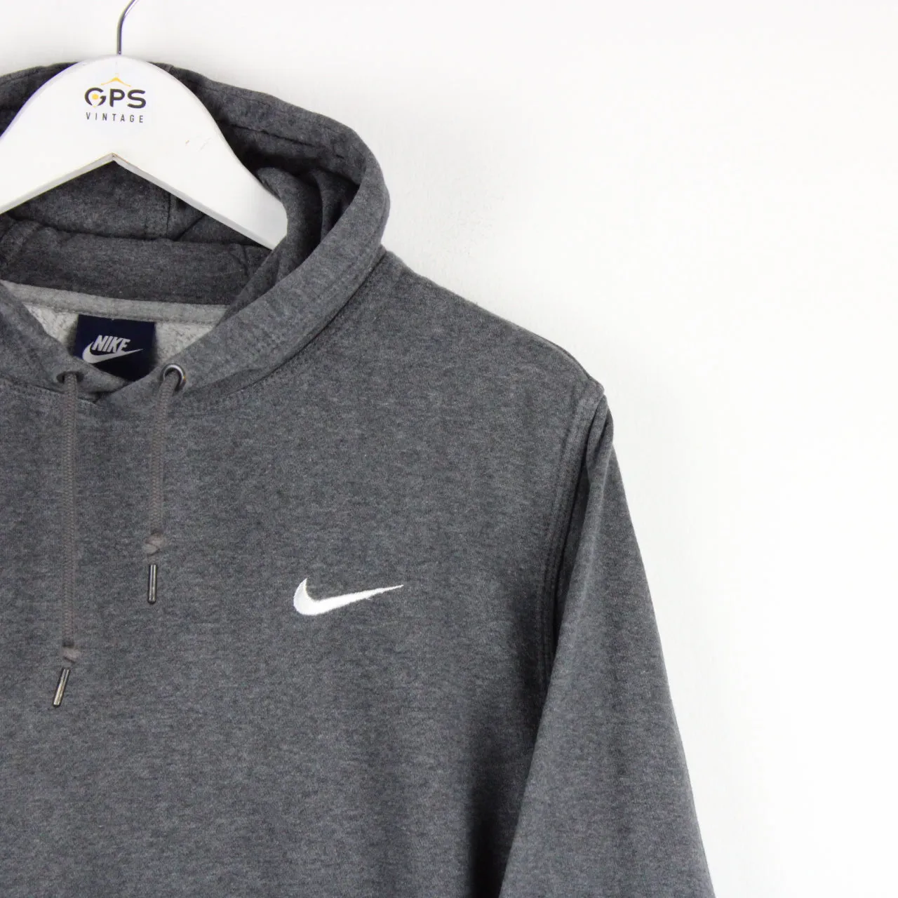 Vintage NIKE Hoodie Grey | Medium