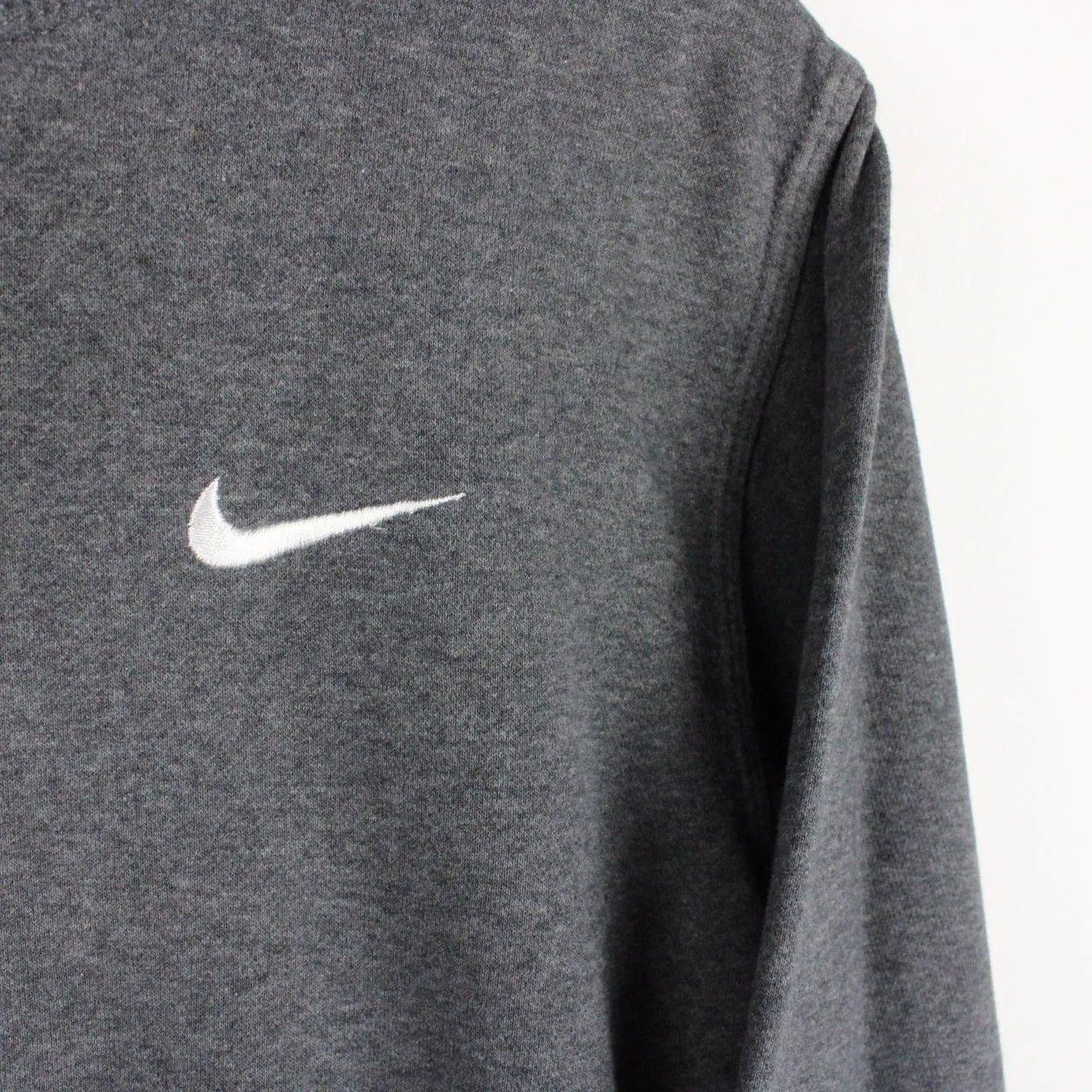 Vintage NIKE Hoodie Grey | Medium