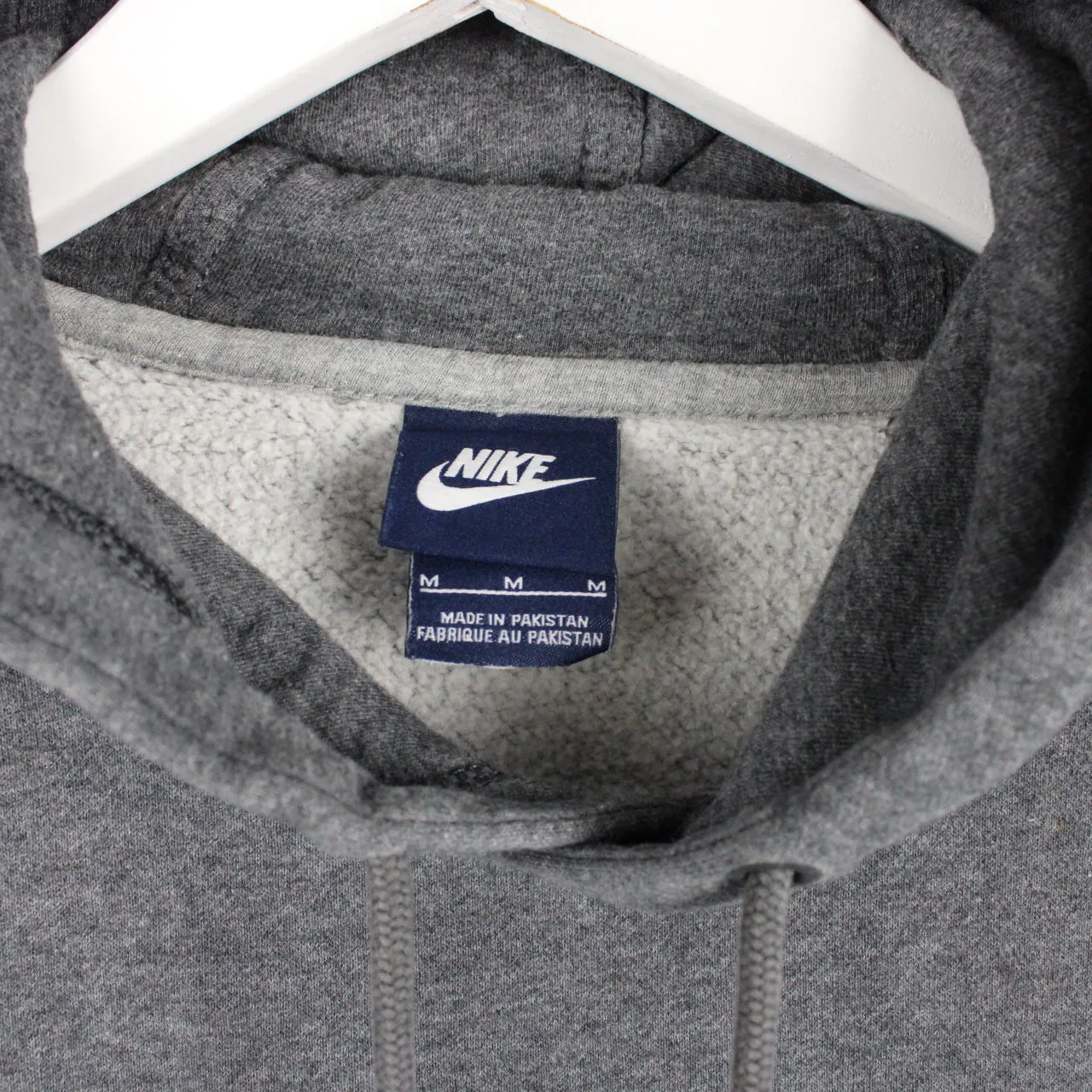 Vintage NIKE Hoodie Grey | Medium