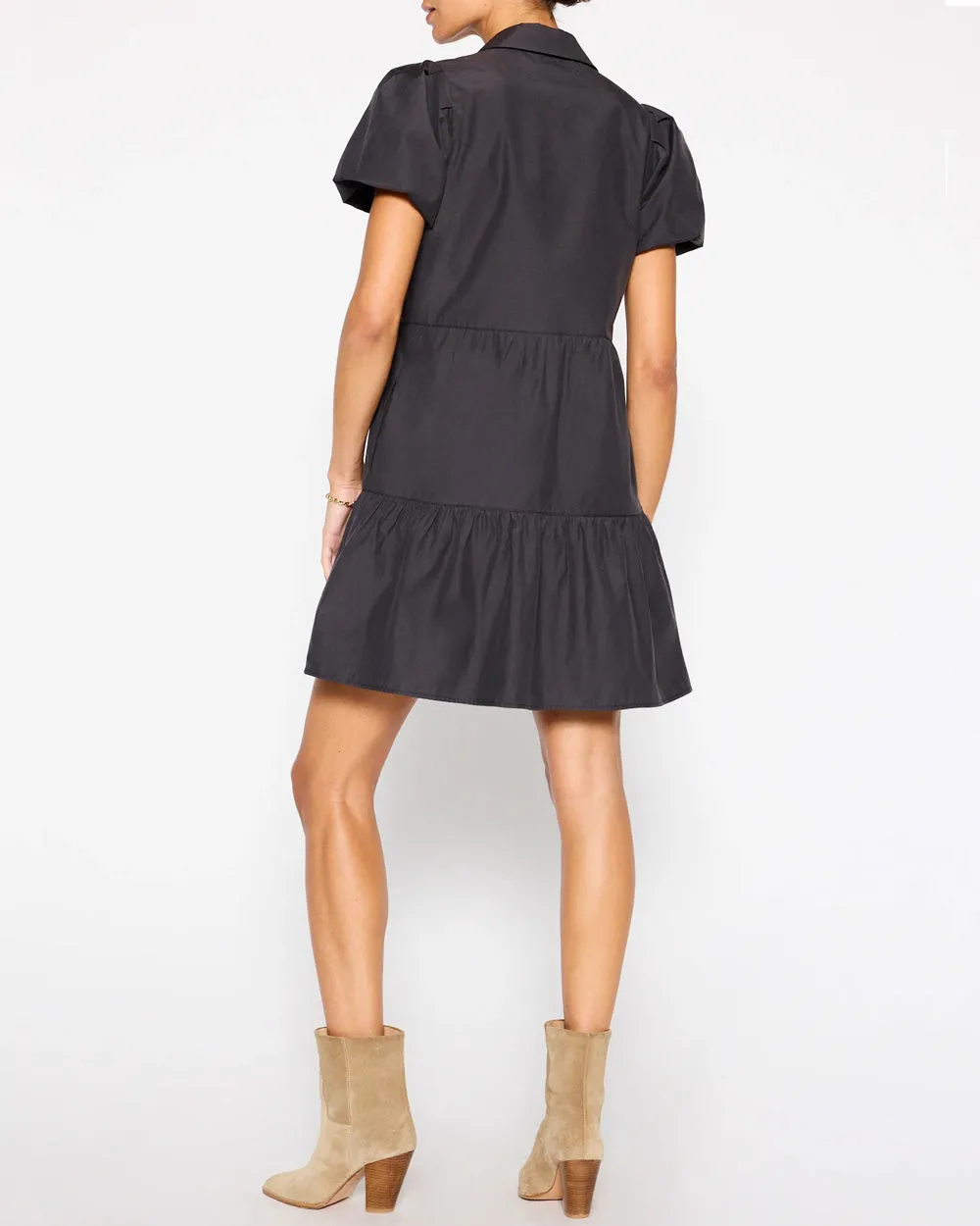 Washed Black Havana Mini Dress