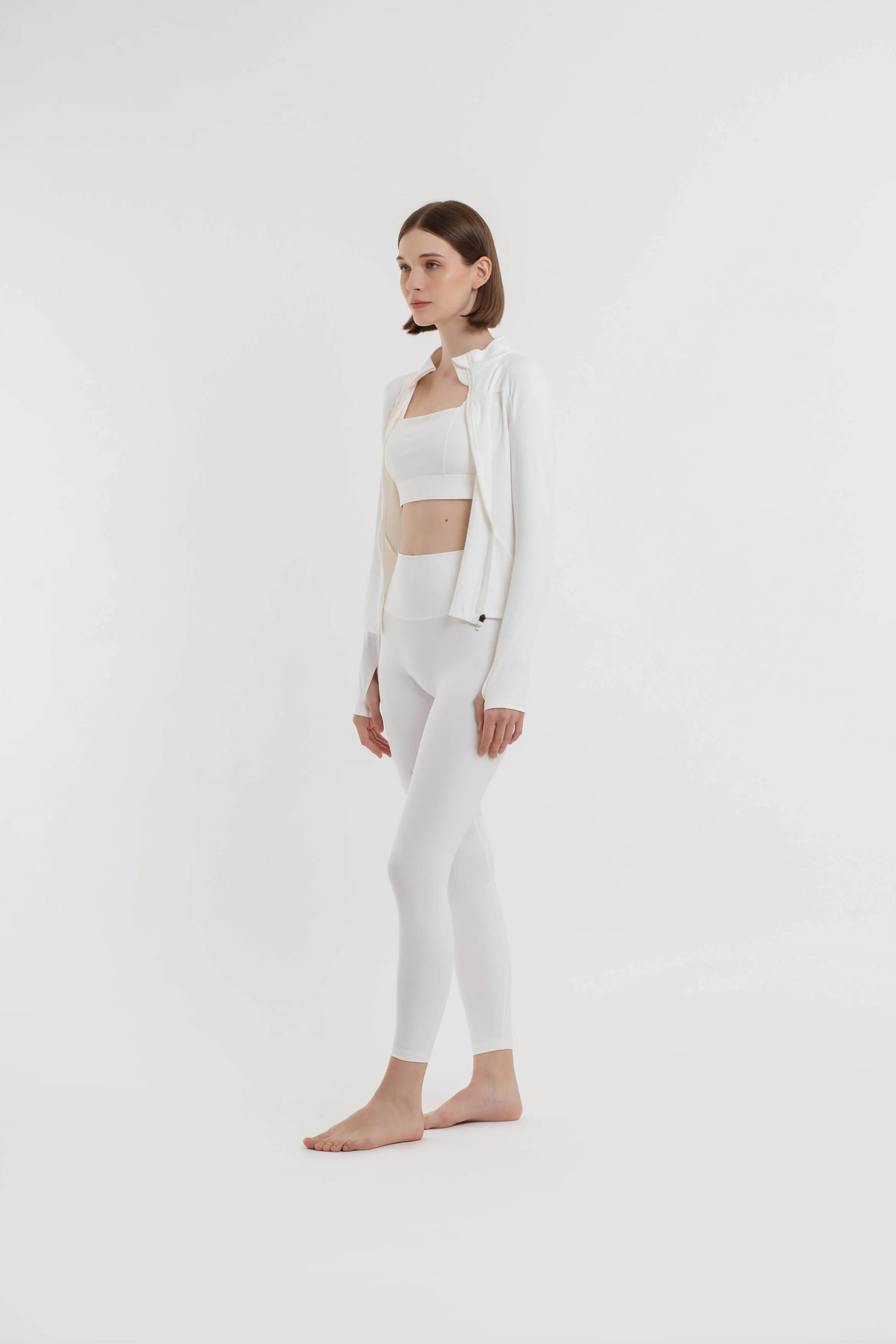 White Aeri Active Leggings