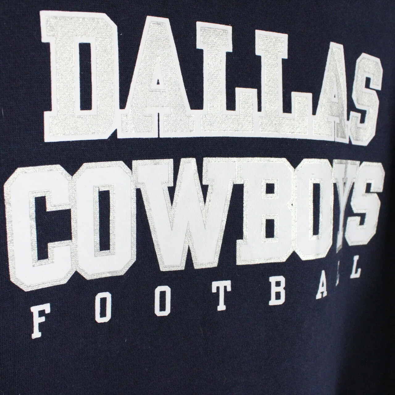 Womens Dallas COWBOYS Hoodie Navy Blue | Medium