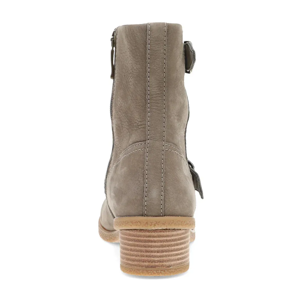 Women's Dansko Delphine Waterproof Nubuck Boot Color: Stone