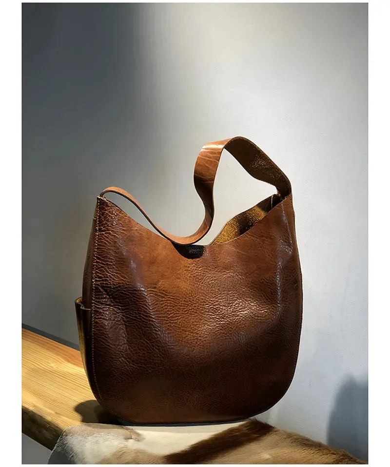 Women's Luxury Vintage Genuine Leather Outdoor Shoulder Handbag