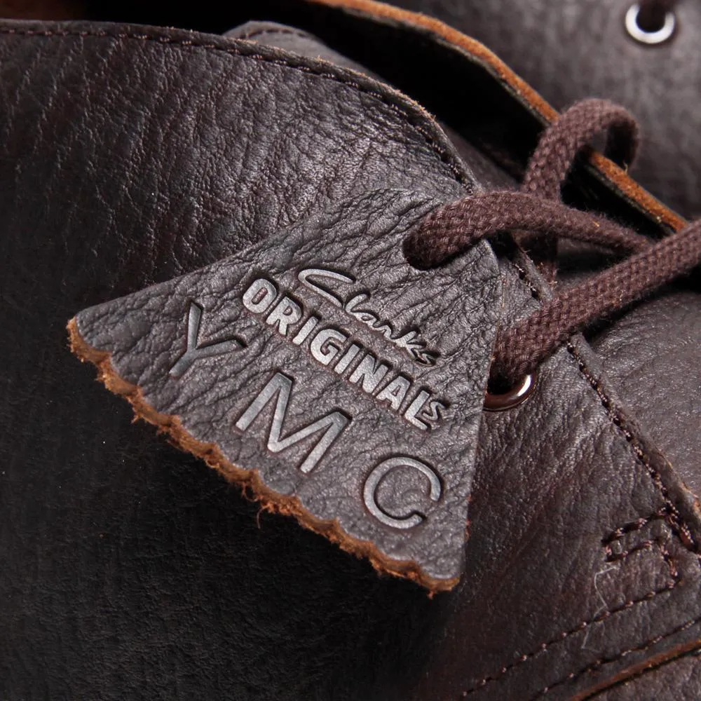 YMC x Clarks Originals Edmund MustDark Brown Leather