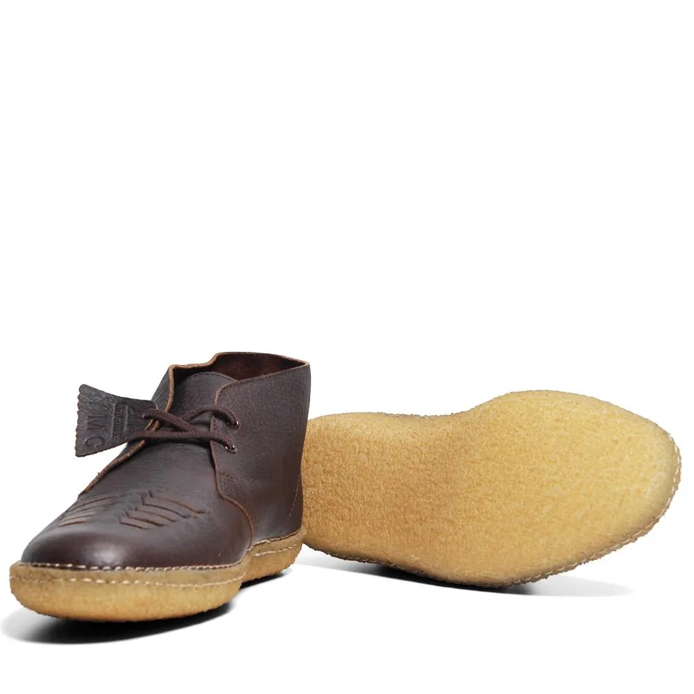 YMC x Clarks Originals Edmund MustDark Brown Leather