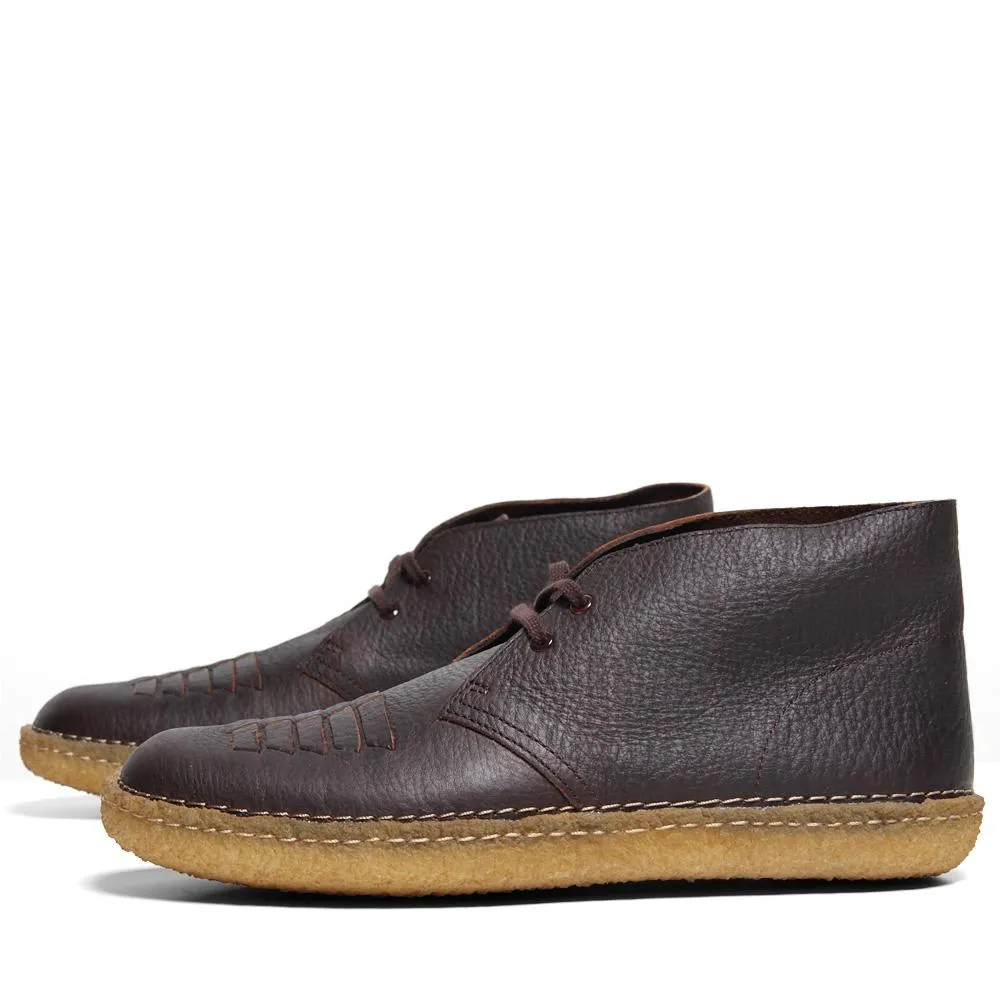 YMC x Clarks Originals Edmund MustDark Brown Leather